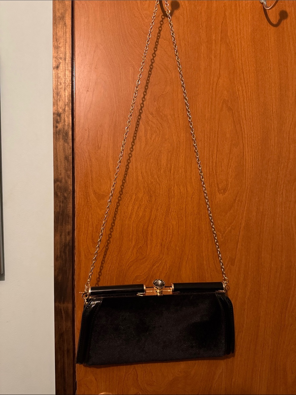 Black Velvet clutch and/or crossbody